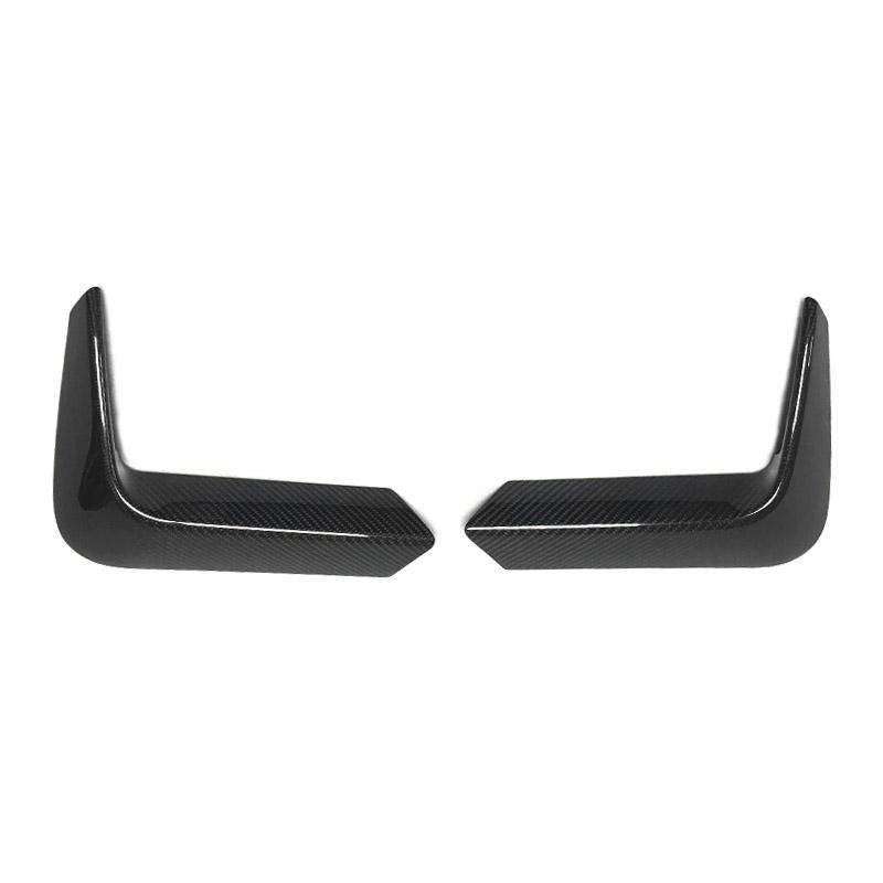 BMW M3/M4 (F80/F82/F83) M Performance Style Carbon Fibre Rear Bumper Canards - Twenty Two Tuning Rear Canards