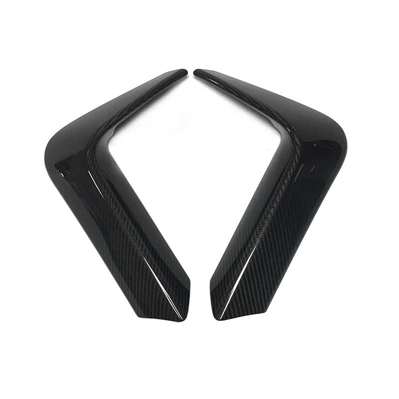 BMW M3/M4 (F80/F82/F83) M Performance Style Carbon Fibre Rear Bumper Canards - Twenty Two Tuning Rear Canards