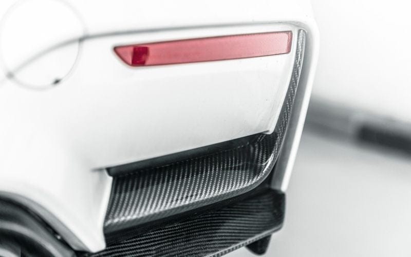 BMW M3/M4 (F80/F82/F83) M Performance Style Carbon Fibre Rear Bumper Canards - Twenty Two Tuning Rear Canards