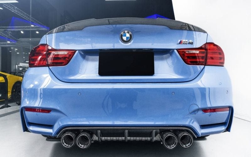 BMW M3/M4 (F80/F82/F83) M Performance Style Carbon Fibre Rear Diffuser - Twenty Two Tuning Rear Diffuser