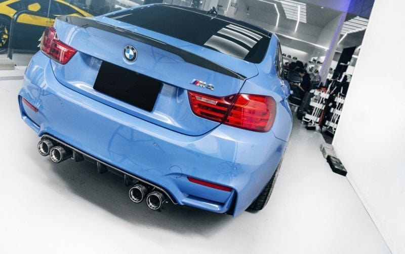 BMW M3/M4 (F80/F82/F83) M Performance Style Carbon Fibre Rear Diffuser - Twenty Two Tuning Rear Diffuser