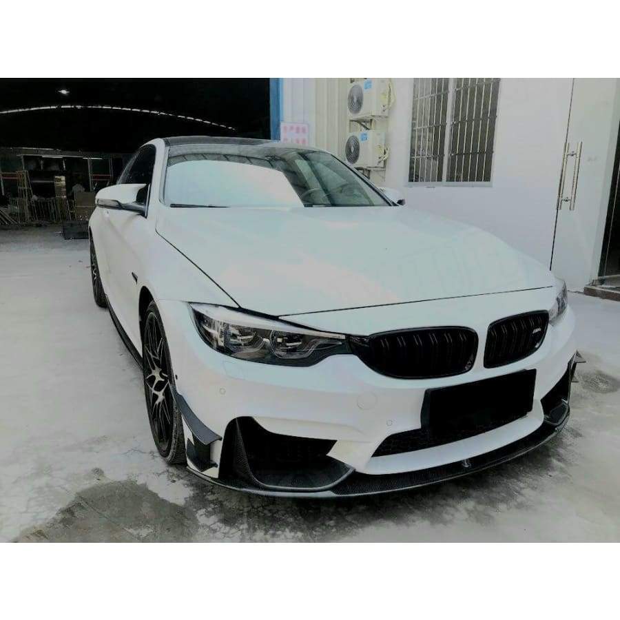 BMW M3/M4 (F80/F82/F83) PSM Style Carbon Fibre Front Canards - Twenty Two Tuning Front Canards/Bumper Inserts
