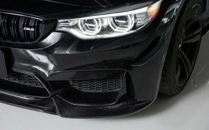 BMW M3/M4 (F80/F82/F83) VARIS Style Carbon Fibre Front Lip Spoiler - Twenty Two Tuning Front Lip