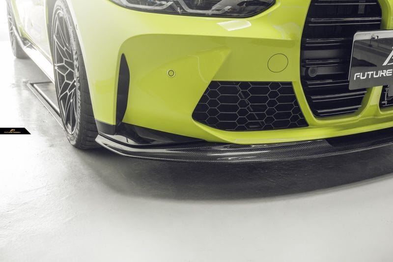 BMW M3/M4 Future Design Carbon Fibre Front Lip Spoiler (G80/G81/G82/G83) - Future Design Front Lip