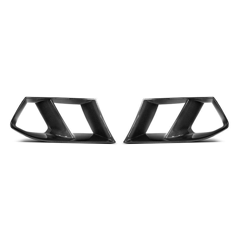 BMW M3/M4 M Performance Style Carbon Fibre Front Bumper Vent Trims (G80/G81/G82/G83) - Twenty Two Tuning Front Canards/Bumper Inserts