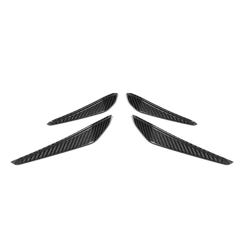 BMW M3/M4 M Performance Style Carbon Fibre Front Canards (G80/G81/G82/G83) - Twenty Two Tuning Front Canards/Bumper Inserts