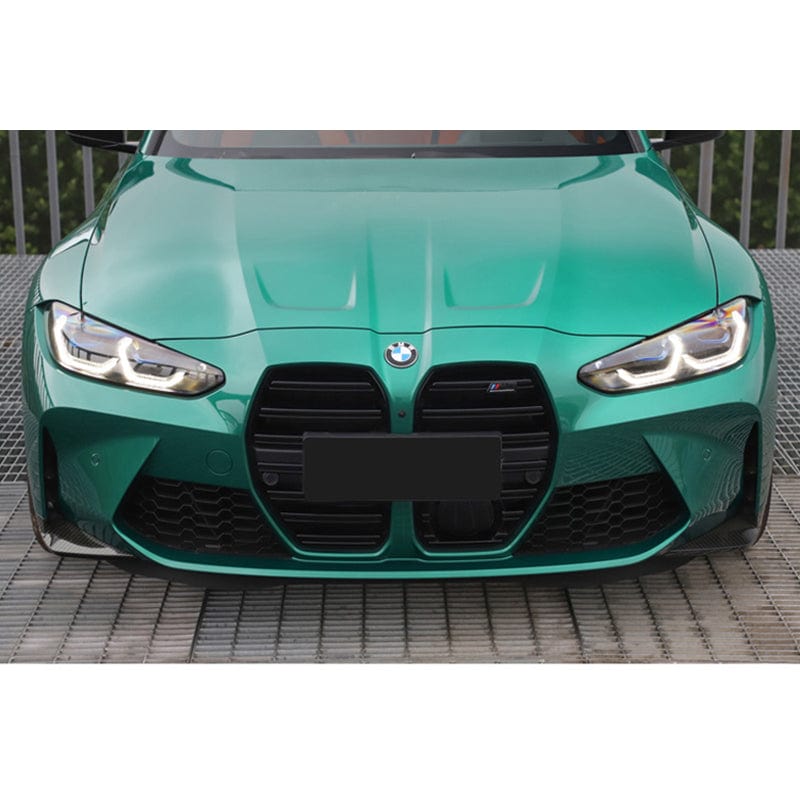 BMW M3/M4 M Performance Style Carbon Fibre Front Splitters (G80/G81/G82/G83) - Twenty Two Tuning Front Lip