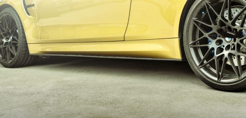 BMW M3/M4 M Performance Style Carbon Fibre Side Skirts (F80/F82/F83) - Twenty Two Tuning Side Skirts