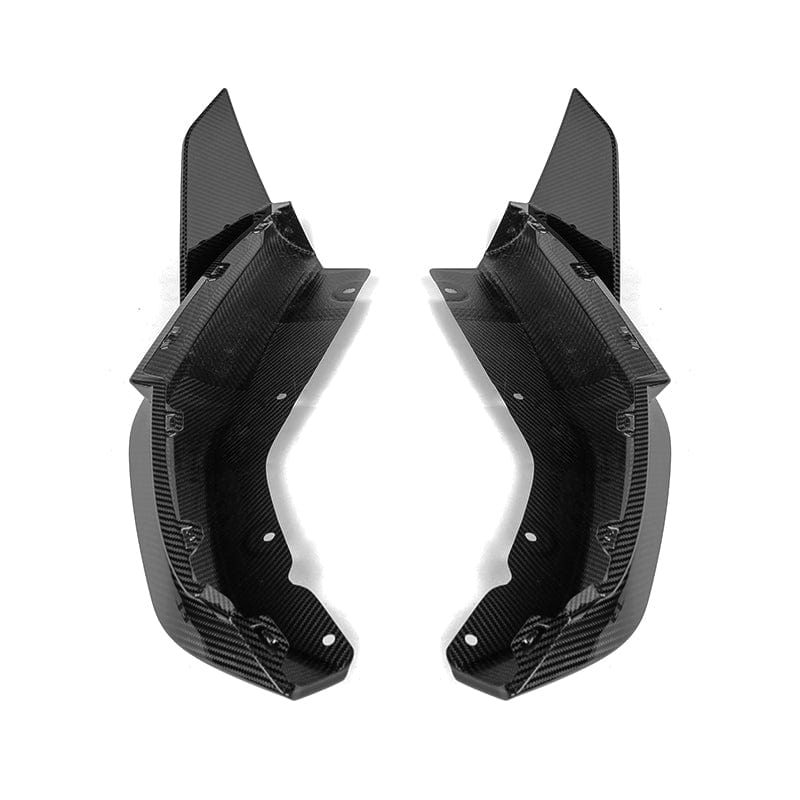 BMW M3/M4 M Performance Style Replacement Carbon Fibre Rear Bumper Trims (G80/G81/G82/G83) - Twenty Two Tuning Rear Canards