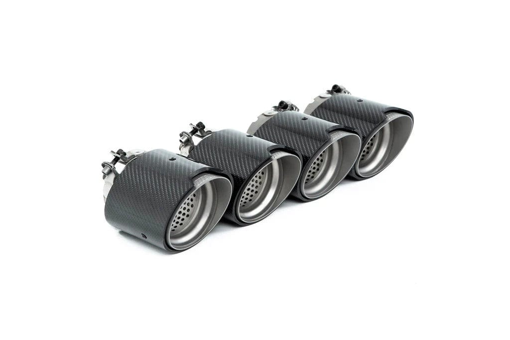 BMW M3/M4 OEM+ M Performance Style Carbon Fibre Exhaust Tips (G80/G81/G82/G83) - Twenty Two Tuning Exhaust Tips