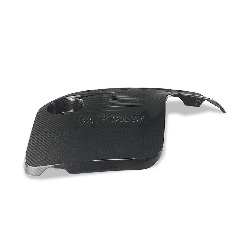 BMW M3/M4 (S55) M Performance Style Replacement Carbon Fibre Engine Cover - Twenty Two Tuning Engine Bay
