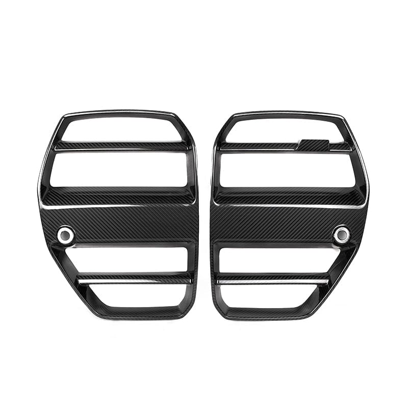BMW M3/M4 Street Fighter Style Carbon Fibre Replacement Front Grille (G80/G81/G82/G83) - Twenty Two Tuning Front Grille
