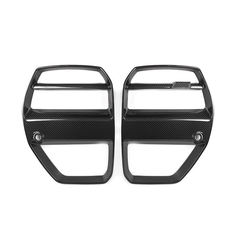 BMW M3/M4 Vorsteiner Style Carbon Fibre Replacement Front Grille (G80/G81/G82/G83) - Twenty Two Tuning Front Grille