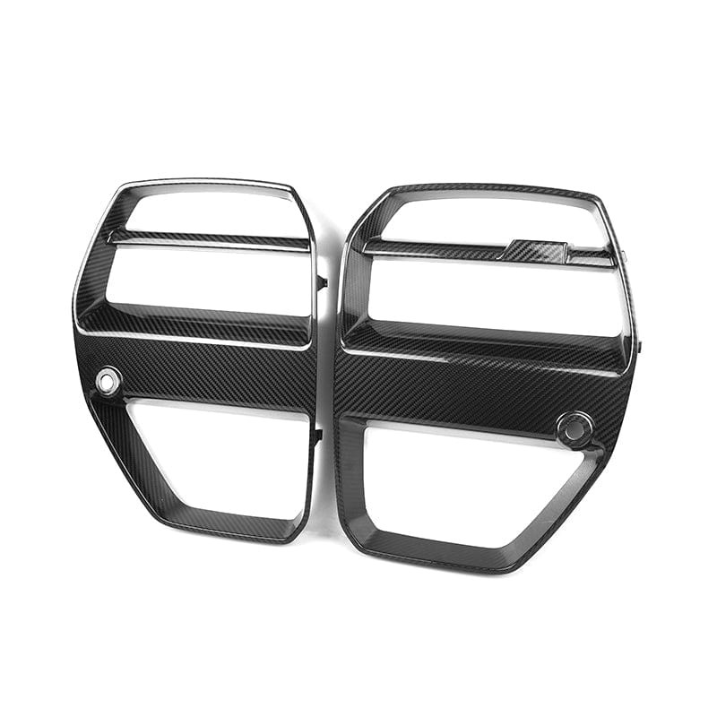 BMW M3/M4 Vorsteiner Style Carbon Fibre Replacement Front Grille (G80/G81/G82/G83) - Twenty Two Tuning Front Grille