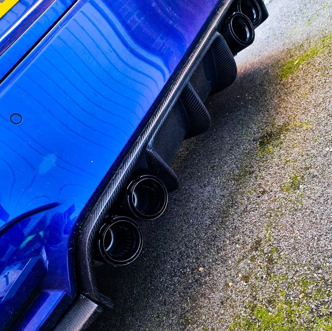 BMW M5 (F10) Black M Performance Style Carbon Fibre Exhaust Tips - Twenty Two Tuning Exhaust Tips