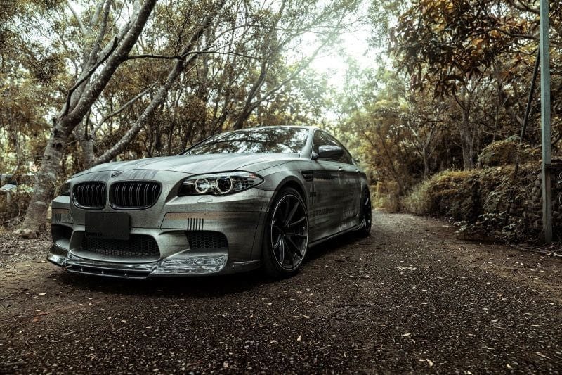 BMW M5 (F10) Vorsteiner Style Carbon Fibre Front Lip Spoiler - Twenty Two Tuning Front Lip