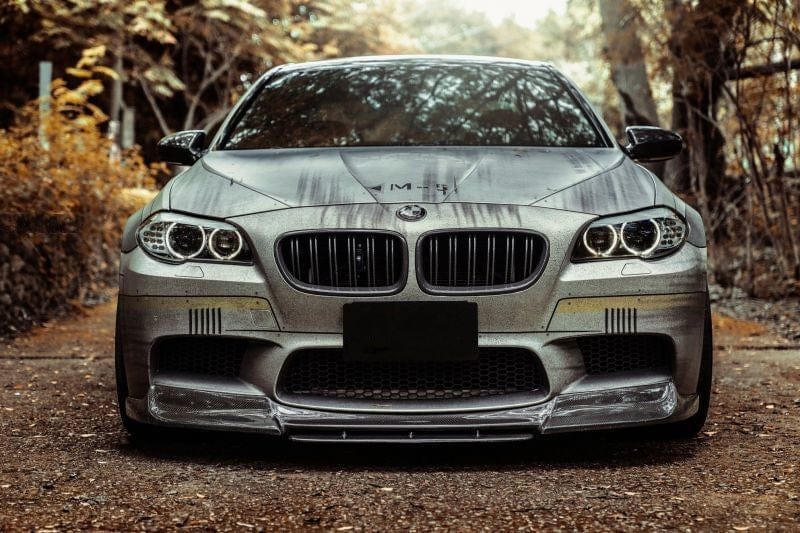 BMW M5 (F10) Vorsteiner Style Carbon Fibre Front Lip Spoiler - Twenty Two Tuning Front Lip
