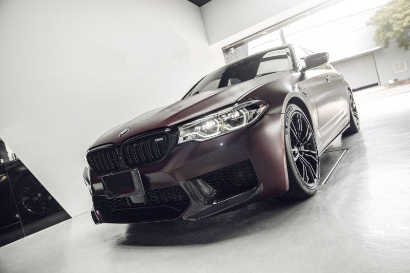 BMW M5 (F90) M Performance Style Carbon Fibre Front Splitters - Twenty Two Tuning Front Lip