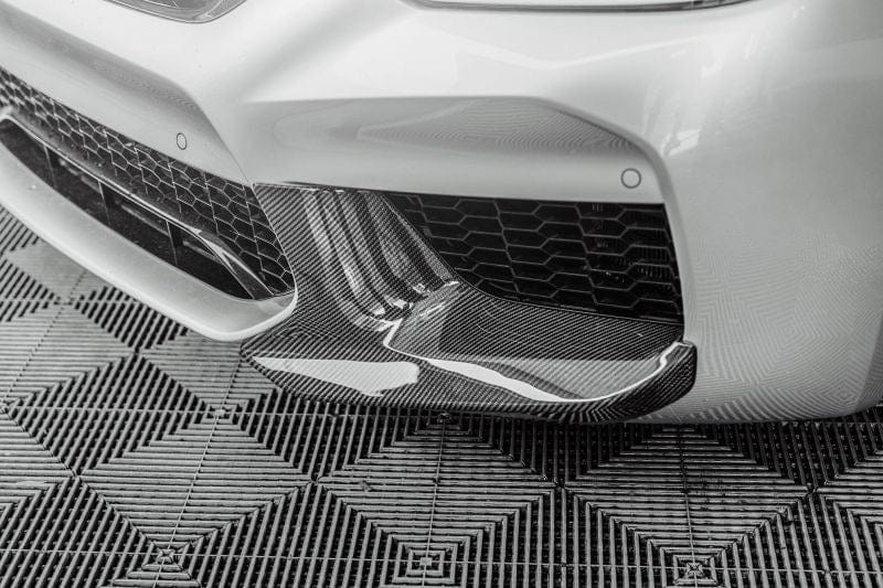 BMW M5 (F90) M Performance Style Carbon Fibre Front Splitters - Twenty Two Tuning Front Lip