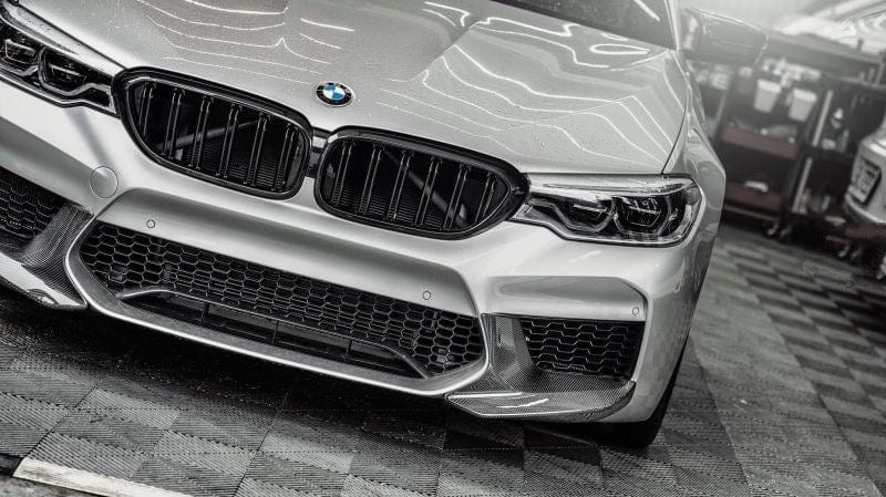 BMW M5 (F90) M Performance Style Carbon Fibre Front Splitters - Twenty Two Tuning Front Lip
