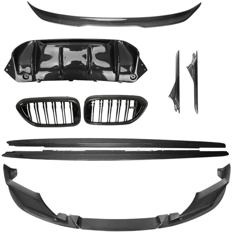 BMW M5 (F90) M Performance Style Carbon Fibre Full Kit - Twenty Two Tuning Full Styling Kit