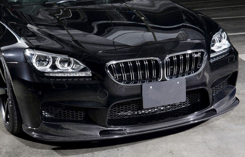 BMW M6 (F06/F12/F13) 3D Design Style Carbon Fibre Front Lip Spoiler - Twenty Two Tuning Front Lip