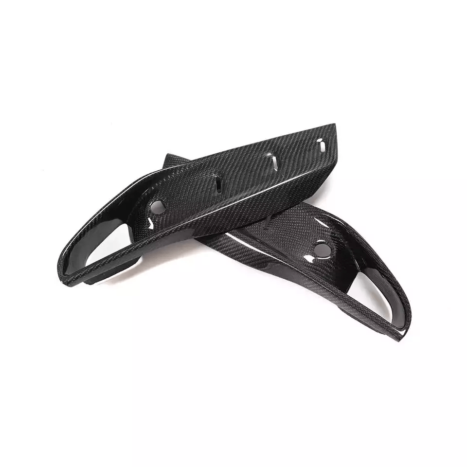 BMW X5M (F85) Carbon Fibre Front Bumper Inserts - Twenty Two Tuning Front Canards/Bumper Inserts