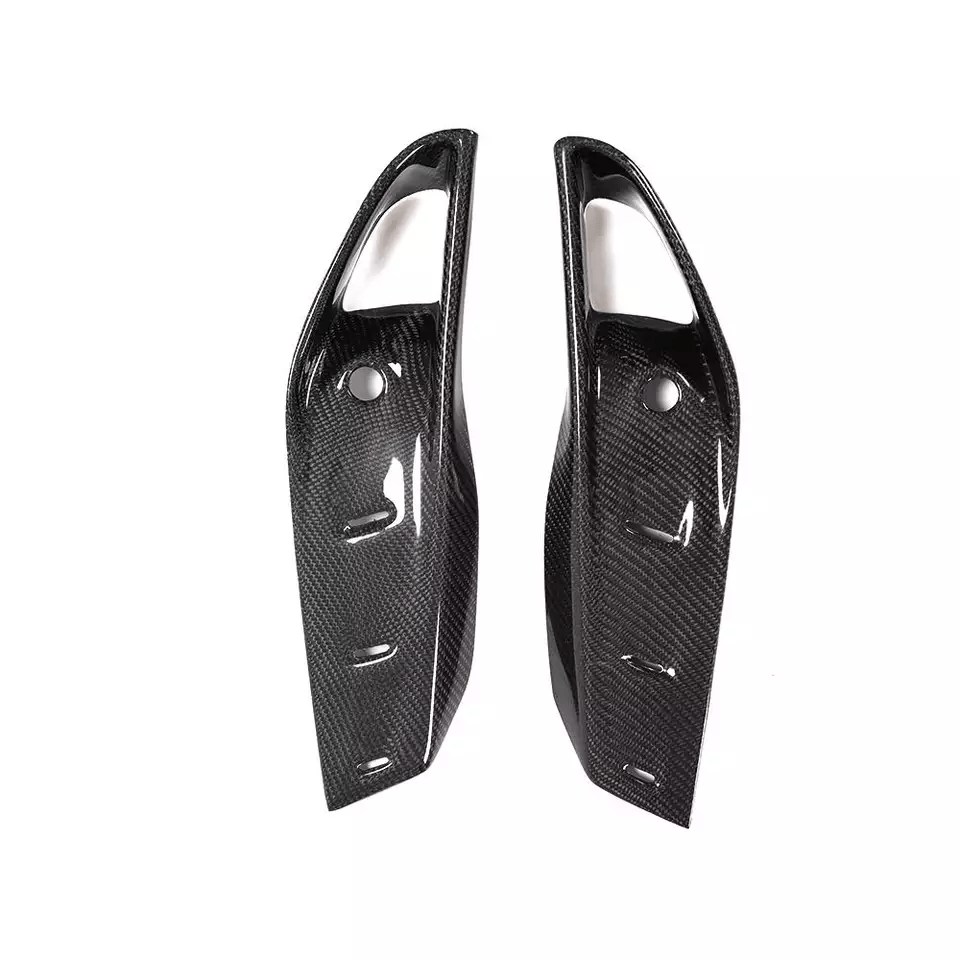 BMW X5M (F85) Carbon Fibre Front Bumper Inserts - Twenty Two Tuning Front Canards/Bumper Inserts