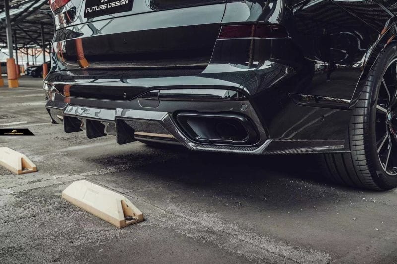 BMW X7 (G07) Future Design Carbon Fibre Rear Diffuser - Future Design Rear Diffuser