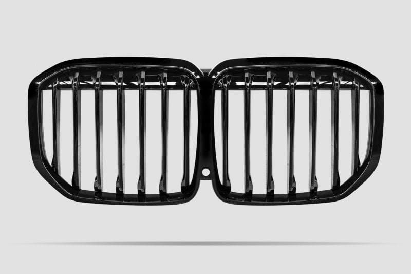 BMW X7 (G07) M Style Gloss Black Front Grille Replacement - Twenty Two Tuning Front Grille