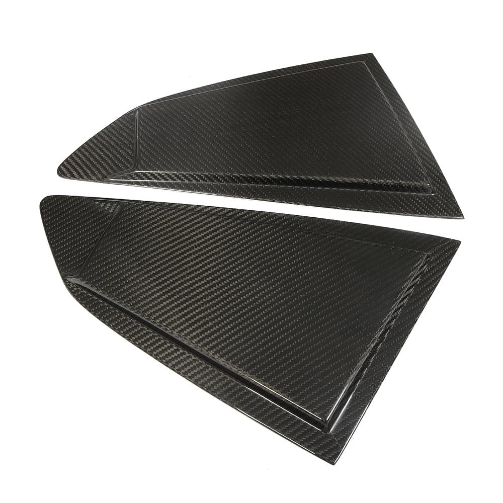 Chevrolet Camaro (6th Gen.) Xenon Style Carbon Fibre Rear Window Trims - Twenty Two Tuning Rear Windows