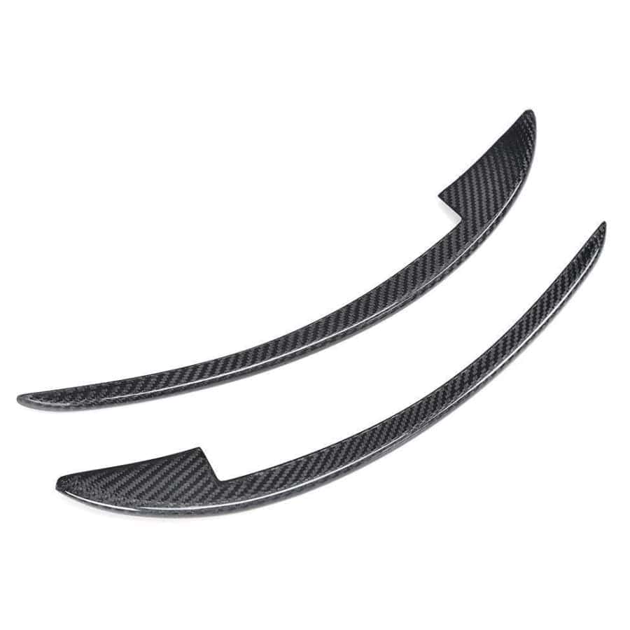 Ferrari 458 Berlinetta - Carbon Fibre Front Bumper Canards - Twenty Two Tuning Front Canards/Bumper Inserts