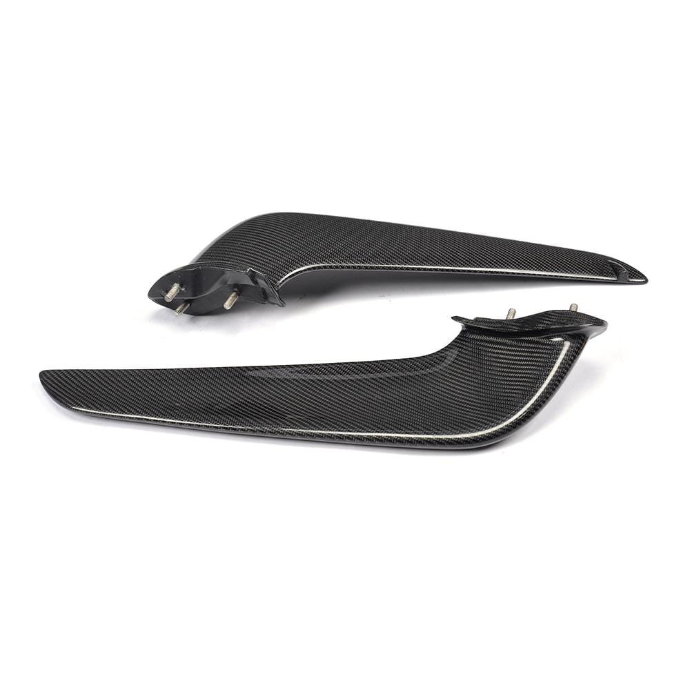 Ferrari 458 Italia - Carbon Fibre Front Bumper Intake Trims - Twenty Two Tuning Front Canards/Bumper Inserts