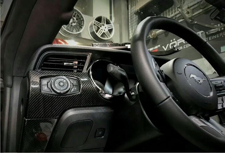 Ford Mustang (6th Gen.) Pre-Facelift Carbon Fibre Interior Trim Kit - Twenty Two Tuning Interior Parts & Accessories