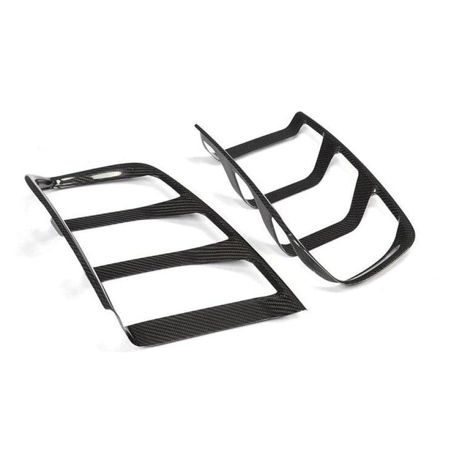 Ford Mustang (6th Gen.) Pre-Facelift Carbon Fibre Rear Light Insert Trims - Twenty Two Tuning Rear Lights/ Tail Lamps