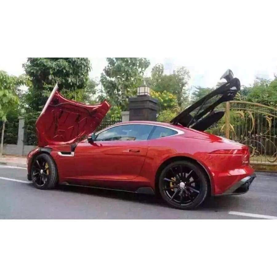 Jaguar F-Type (X152) SVR Style Carbon Fibre Side Skirt Extensions - Twenty Two Tuning Side Skirts