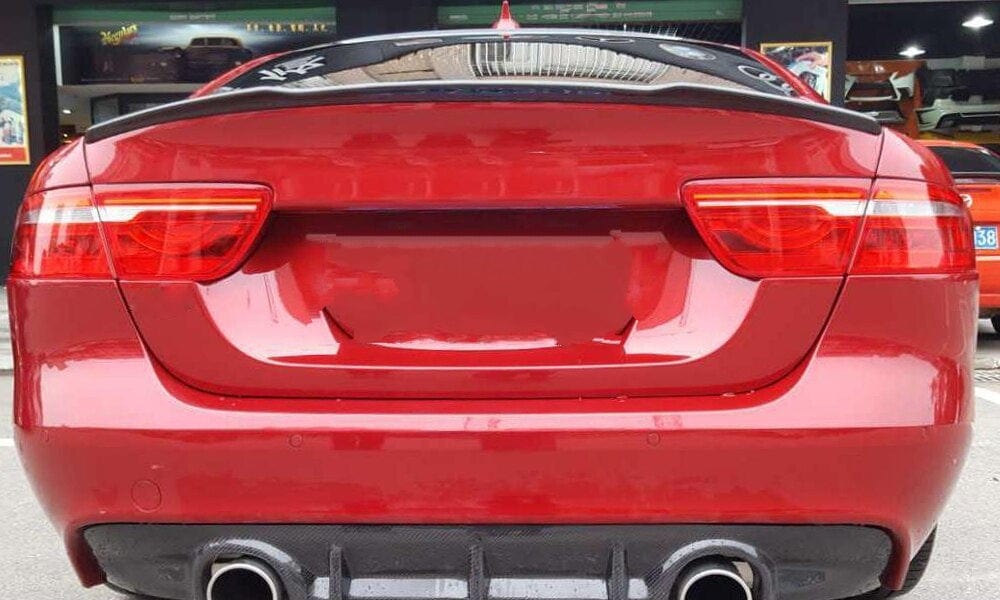 Jaguar XE (X760) Vorsteiner Style Carbon Fibre Rear Spoiler - Twenty Two Tuning Rear Spoiler