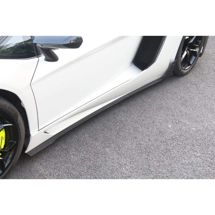 Lamborghini Aventador (LP700-4) Roadster Replacement Carbon Fibre Side Skirts - Twenty Two Tuning Side Skirts
