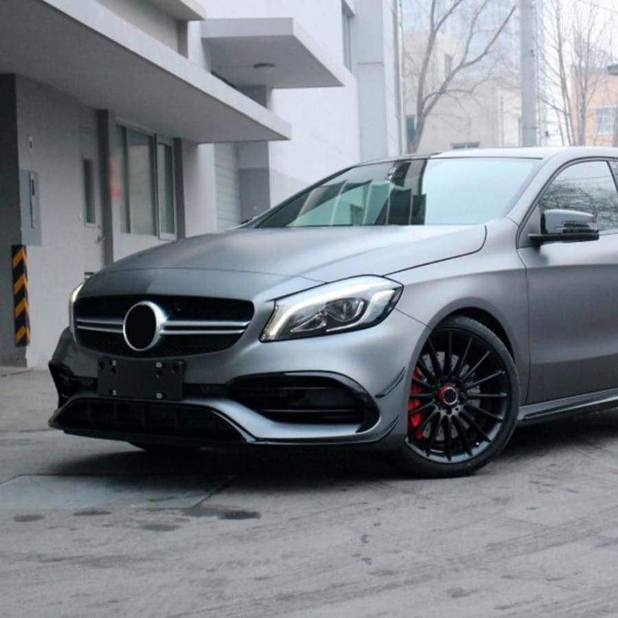 Mercedes Benz A-Class/A45 (W176) Carbon Fibre Front Lip and Canards - Twenty Two Tuning Front Lip