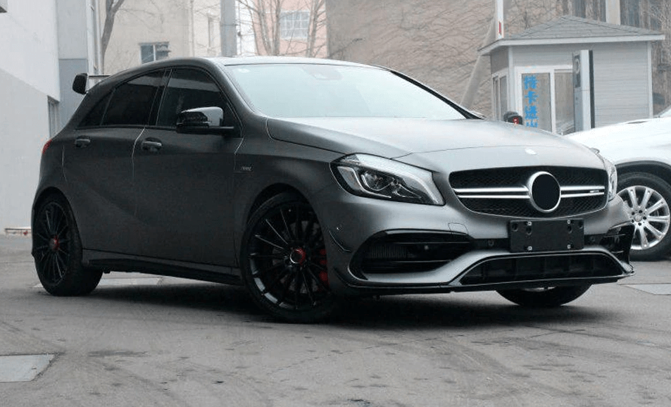 Mercedes Benz A-Class/A45 (W176) Carbon Fibre Front Lip and Canards - Twenty Two Tuning Front Lip