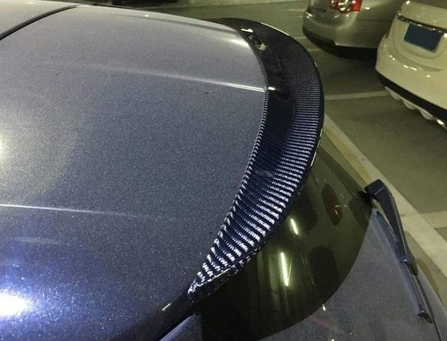 Mercedes Benz A-Class/A45 (W176) Duck Tail Style Carbon Fibre Rear Roof Spoiler - Twenty Two Tuning Rear Spoiler