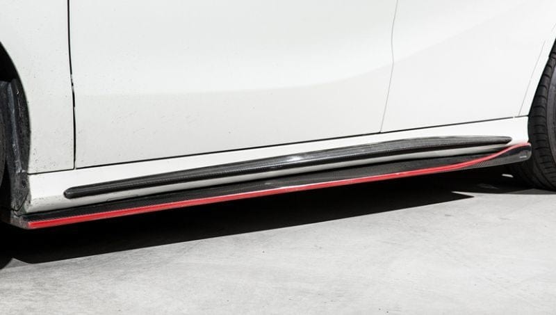 Mercedes Benz A-Class/A45 (W176) REVO Style Carbon Fibre Side Skirt Extensions - Twenty Two Tuning Side Skirts