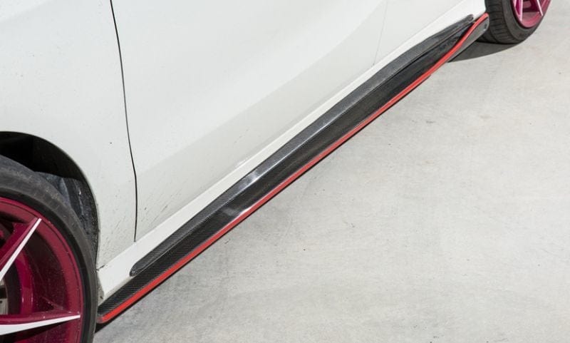 Mercedes Benz A-Class/A45 (W176) REVO Style Carbon Fibre Side Skirt Extensions - Twenty Two Tuning Side Skirts