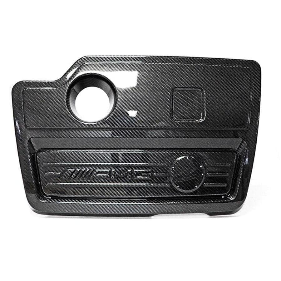 Mercedes Benz A45/CLA45/GLA45 (W176/W177/X156) Replacement Carbon Fibre Engine Cover - Twenty Two Tuning Engine Bay