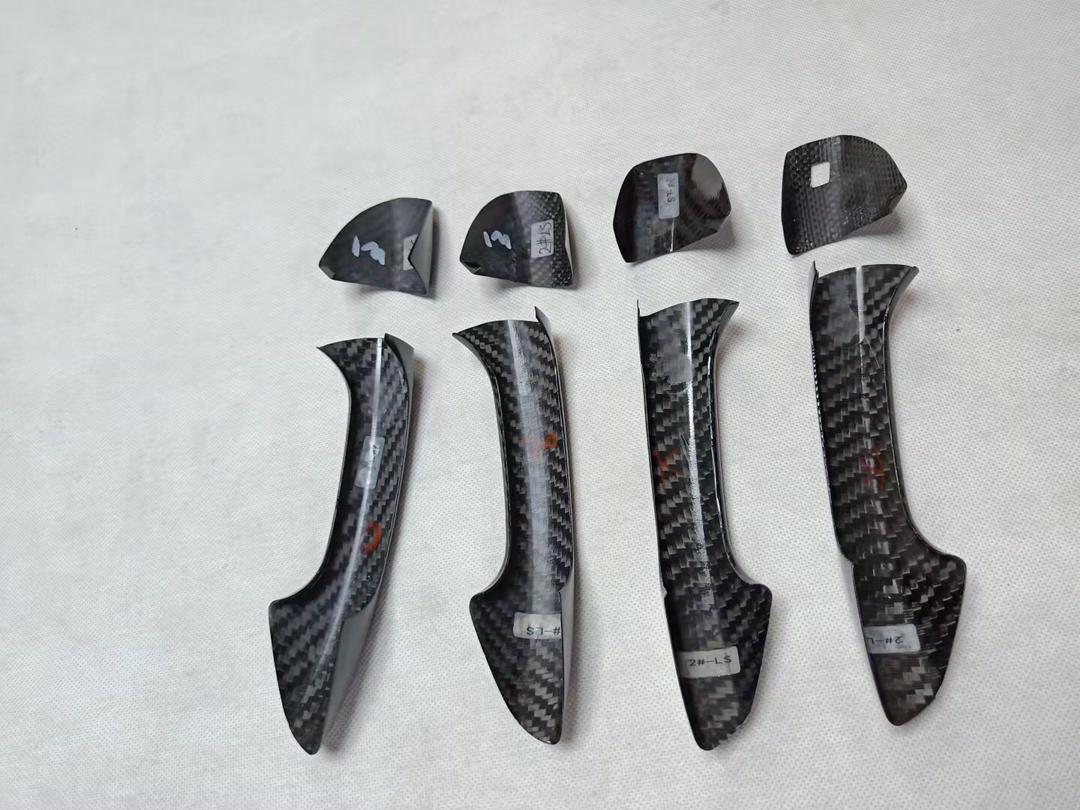 Mercedes Benz B-Class (W246) Carbon Fiber Door Handle Overlay - Twenty Two Tuning Door Handles