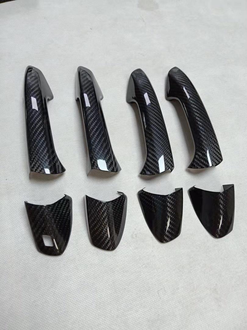 Mercedes Benz B-Class (W246) Carbon Fiber Door Handle Overlay - Twenty Two Tuning Door Handles