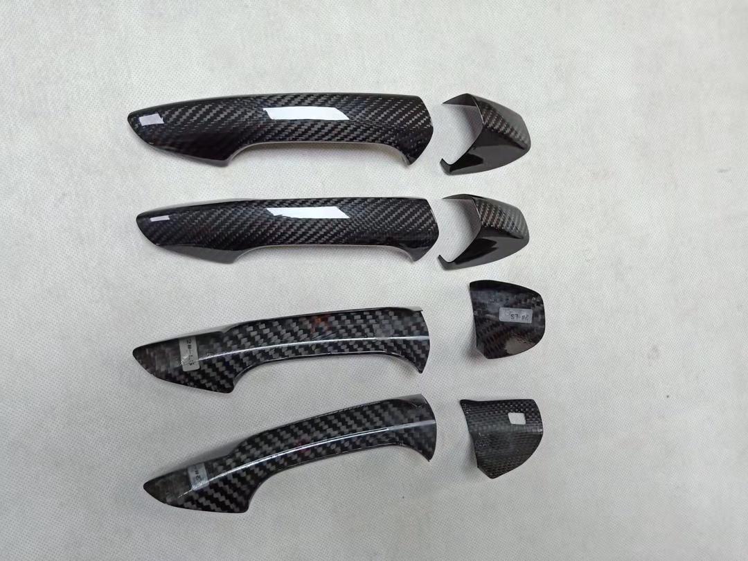 Mercedes Benz B-Class (W246) Carbon Fiber Door Handle Overlay - Twenty Two Tuning Door Handles