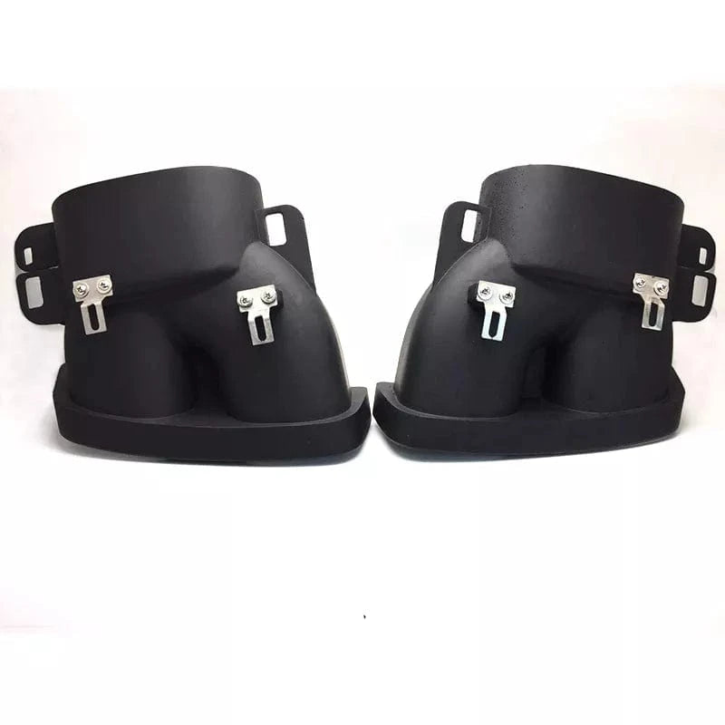 Mercedes Benz BRABUS Style Black Steel Exhaust Tips - Twenty Two Tuning Exhaust Tips