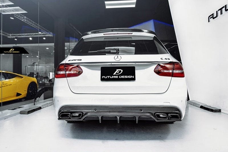Mercedes Benz C-Class/C43/C63 (S205) Future Design Carbon Fibre Rear Spoiler - Future Design Rear Spoiler