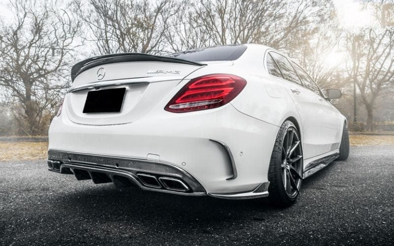 Mercedes Benz C-Class/C43/C63 (W205) PSM Style Carbon Fibre Rear Spoiler - Twenty Two Tuning Rear Spoiler